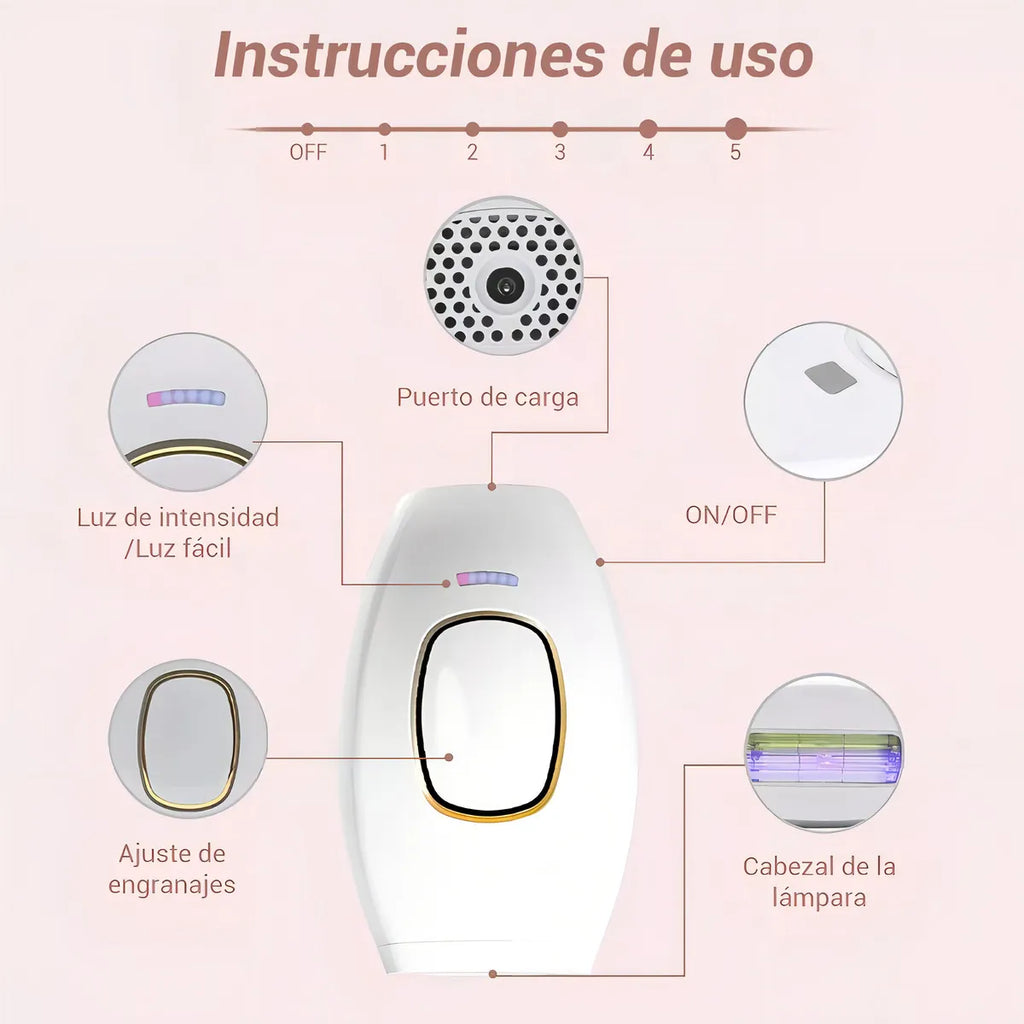 Depilador Laser Corporal Dama